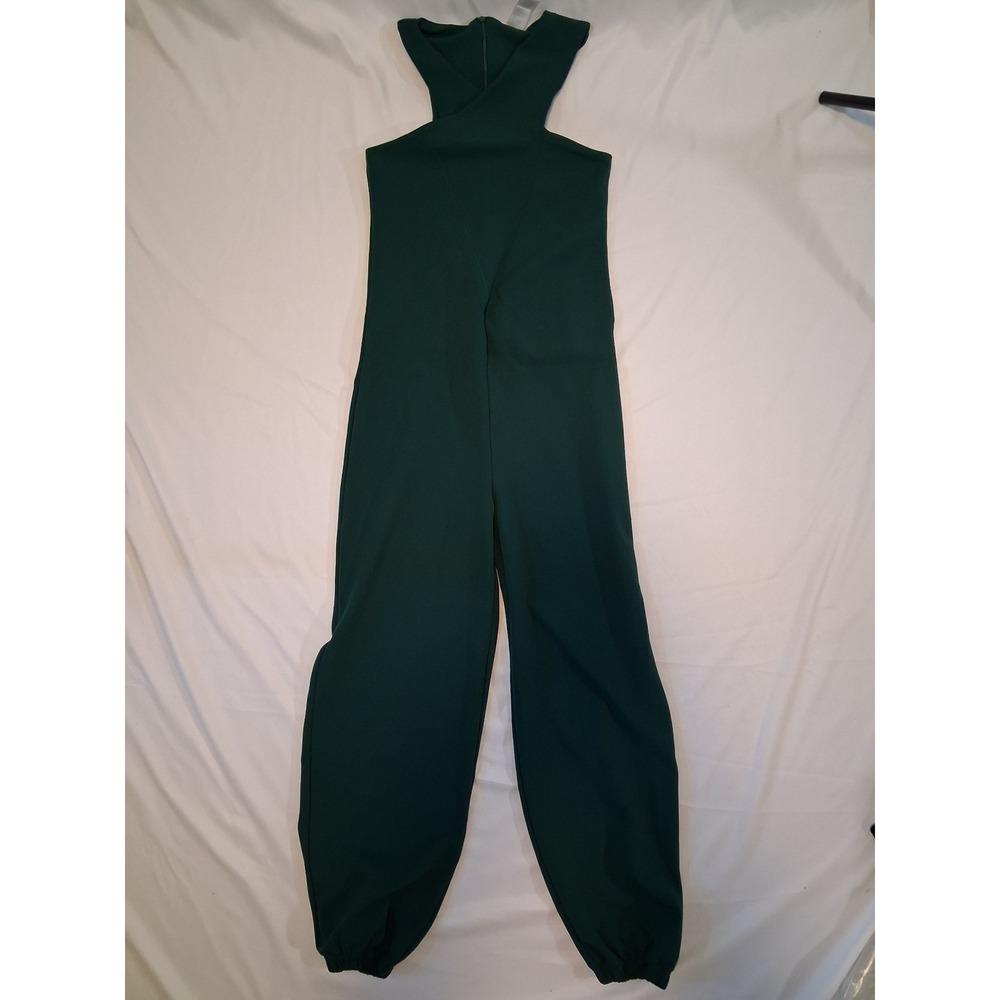 Balera Dancewear Kids LC Hunter Green Halter Neck Dance Jumpsuit AH11393